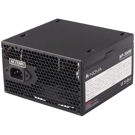 منبع تغذیه کامپیوتر نوا NP-300 توان 300 وات