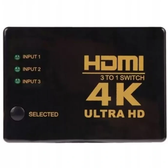 سوئیچ 1 به 3 HDMI کایزر مدل 4K ULTRA HD TV