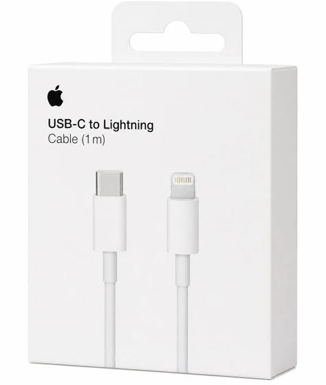 کابل اصلی اپل USB-C to Lightning Cable (1m) | شارژ سریع و انتقال داده