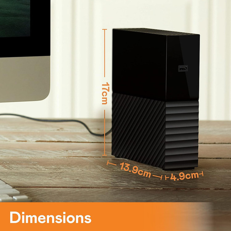 هارد اکسترنال وسترن دیجیتال مدل WD MYBOOK 26TB ظرفیت 26 ترابایت دارای رابط USB