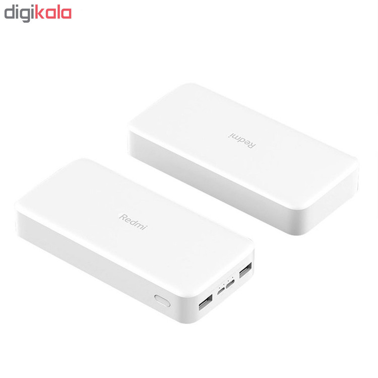 پاوربانک 18 وات شیائومی مدل Redmi ظرفیت 20000 میلیآمپرساعت