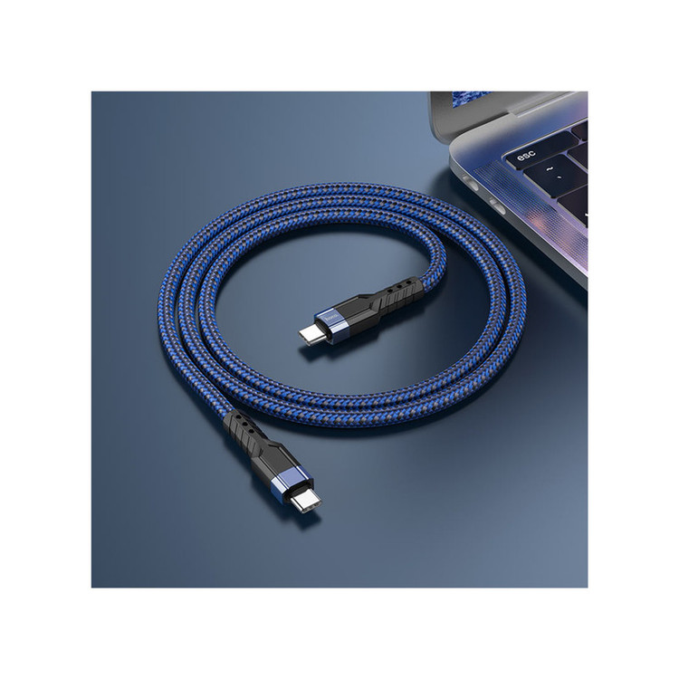 کابل تبدیل USB-C هوکو مدل U110 60W طول 1.2 متر