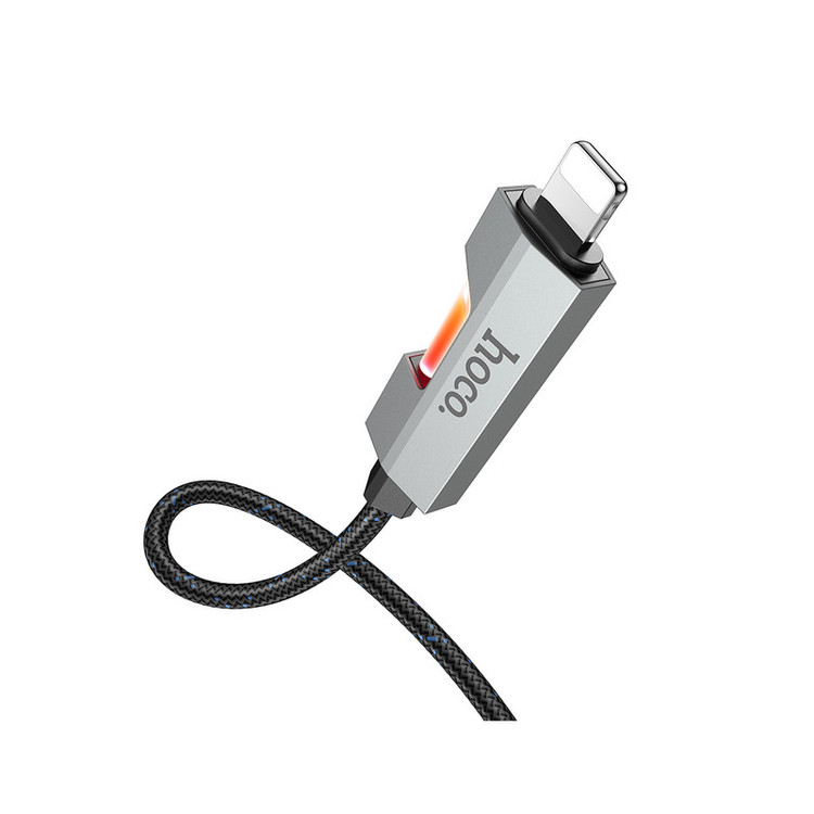 کابل تبدیل USB-C به لایتنینگ هوکو مدل U123 27W طول 1.2 متر