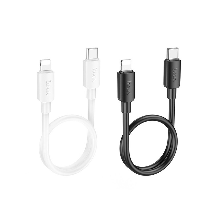 کابل تبدیل USB-C به لایتنینگ هوکو مدل X96 20W طول 0.25 متر