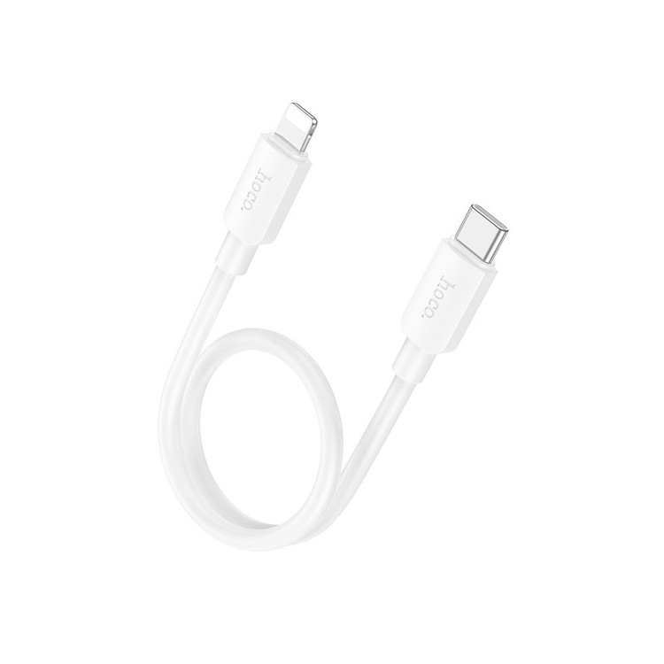 کابل تبدیل USB-C به لایتنینگ هوکو مدل X96 20W طول 0.25 متر